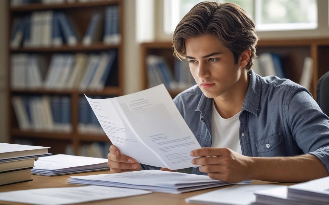 student reviewing reference letters wondering do ivy league colleges check all references